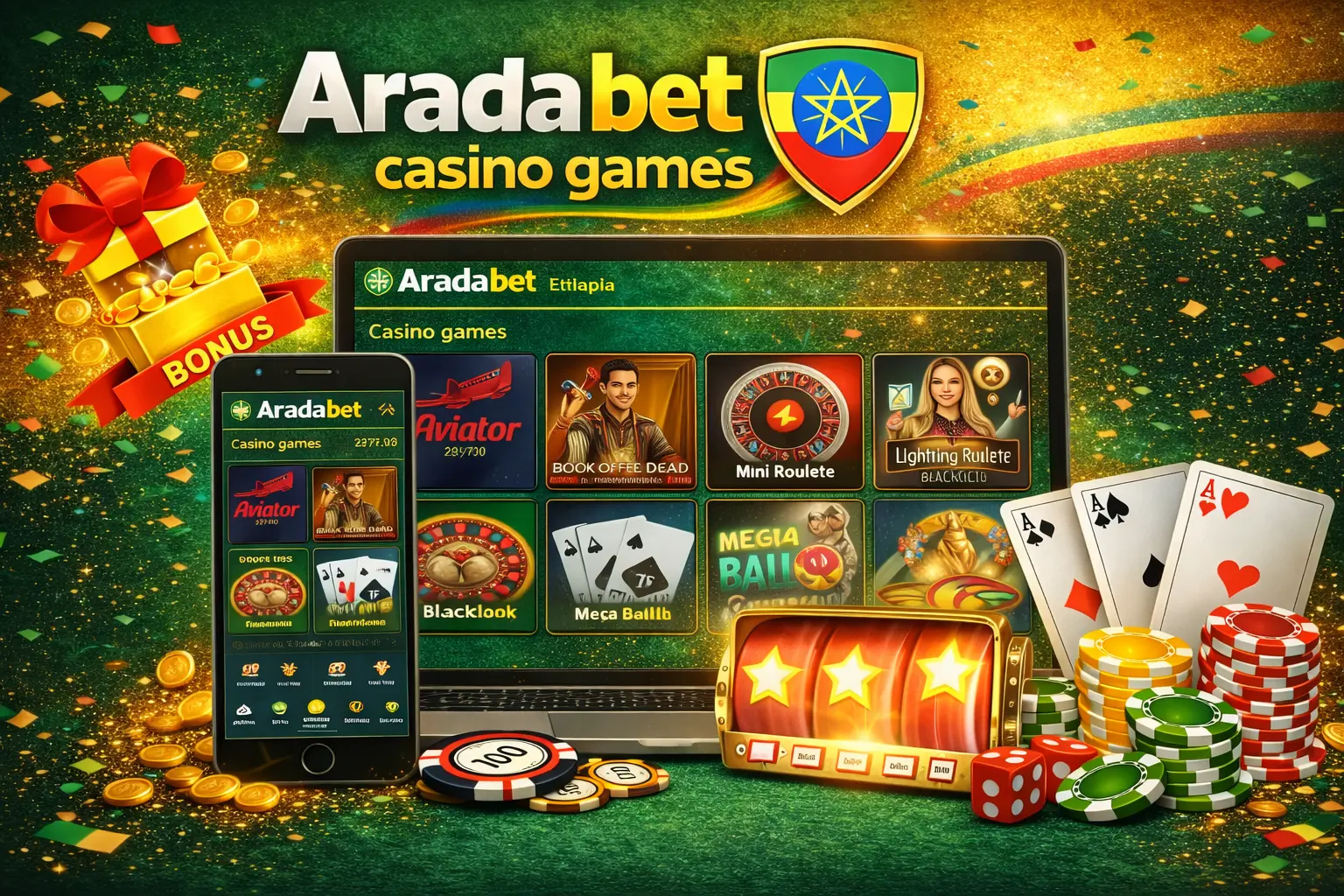 Arada bet casino games