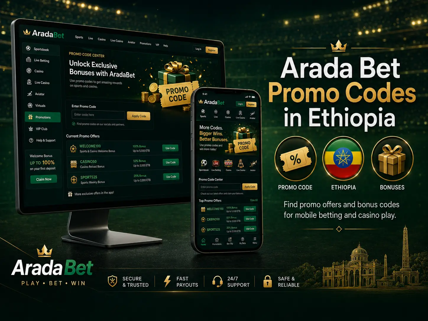 Arada Bet Promo Codes in Ethiopia