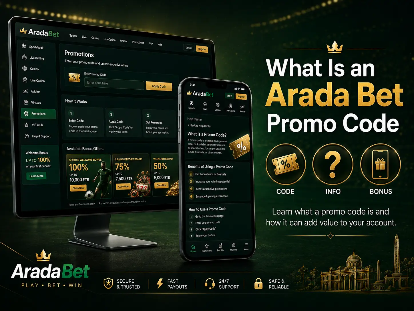 What Is an Arada Bet Promo Code